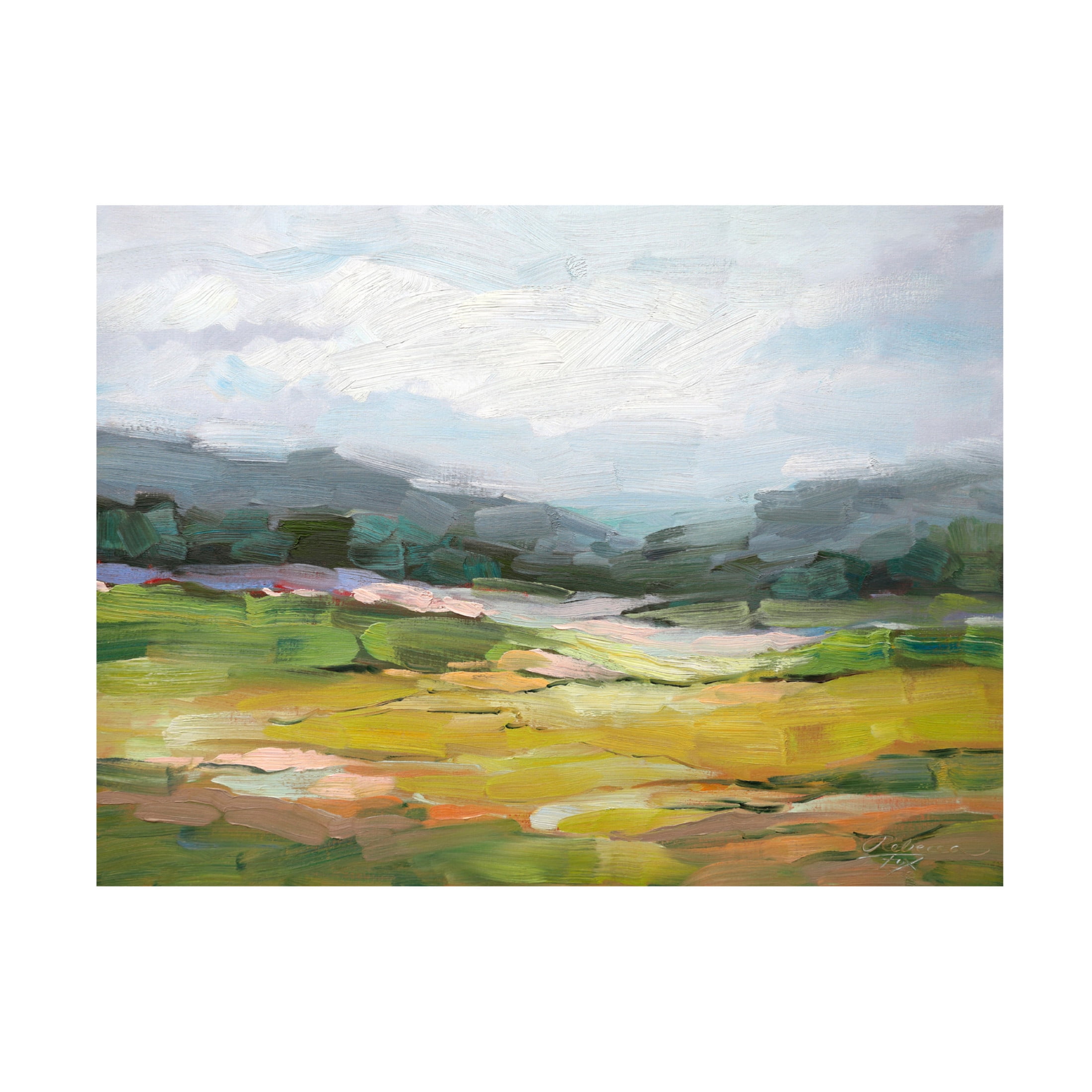 Canvas Wall Art - Rebecca Fox 'Quiet Place' Wall Art for Living Room, Bedroom, or Office Décor by Trademark Fine Art - 24 x 18 Inches