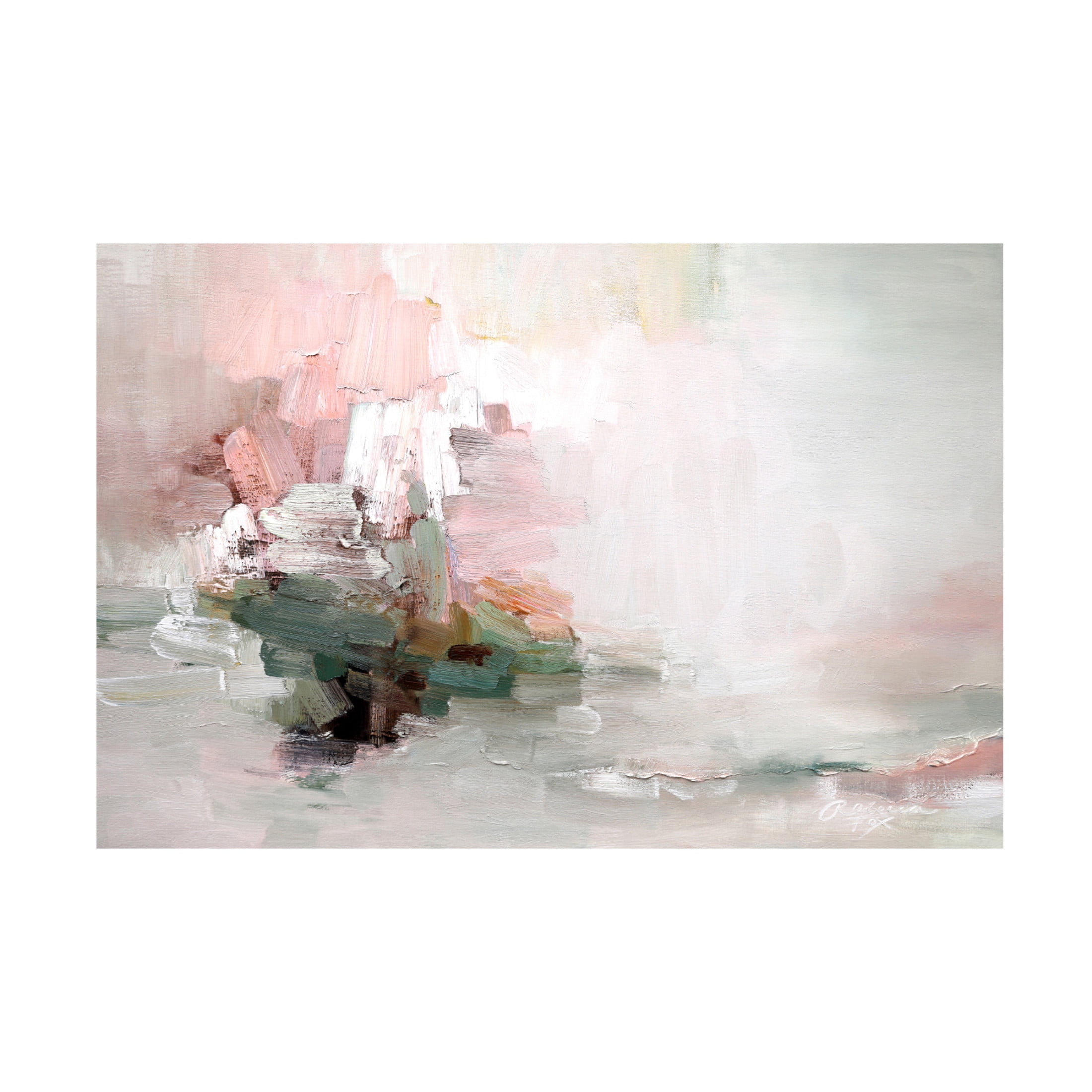 Canvas Wall Art - Rebecca Fox 'Totally Happy' Wall Art for Living Room, Bedroom, or Office Décor by Trademark Fine Art - 47 x 30 Inches