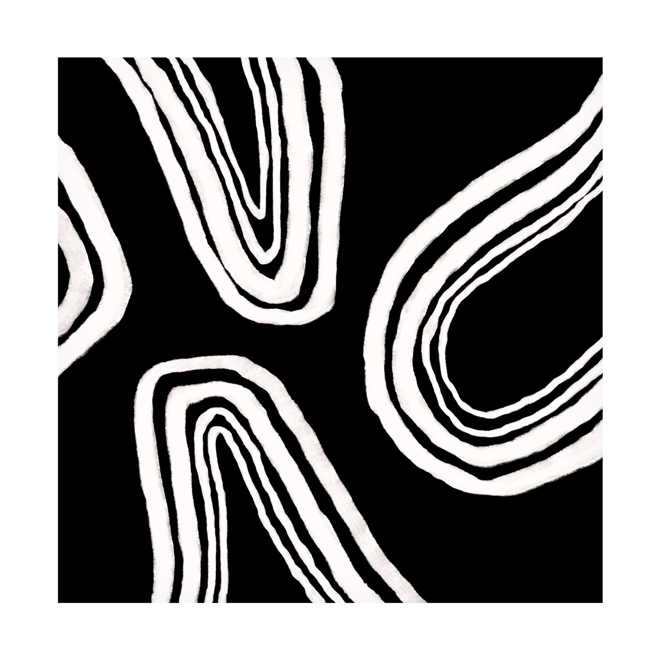 Canvas Wall Art - Regina Moore 'Dizziness III' Wall Art for Living Room, Bedroom, or Office Décor by Trademark Fine Art - 18 x 18 Inches