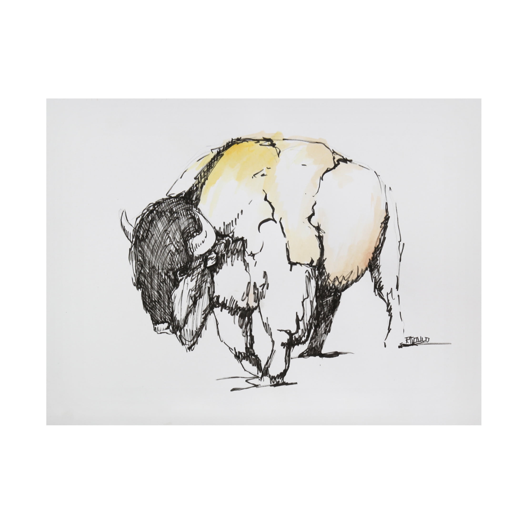 Canvas Wall Art - Renee Gould 'Struttin' Wall Art for Living Room, Bedroom, or Office Décor by Trademark Fine Art - 32 x 24 Inches