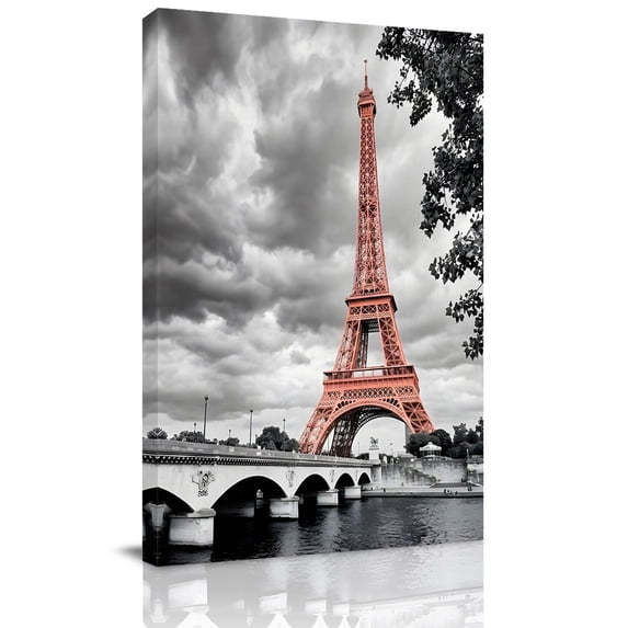 Canvas Wall Art, Retro Towers Framed Canvas Prints for Kitchen Bedroom, Vintage Building Botanical Small Gallery Wrapped Wall Decor for Home Office, Gifts, 8"x12" Ship Next Day