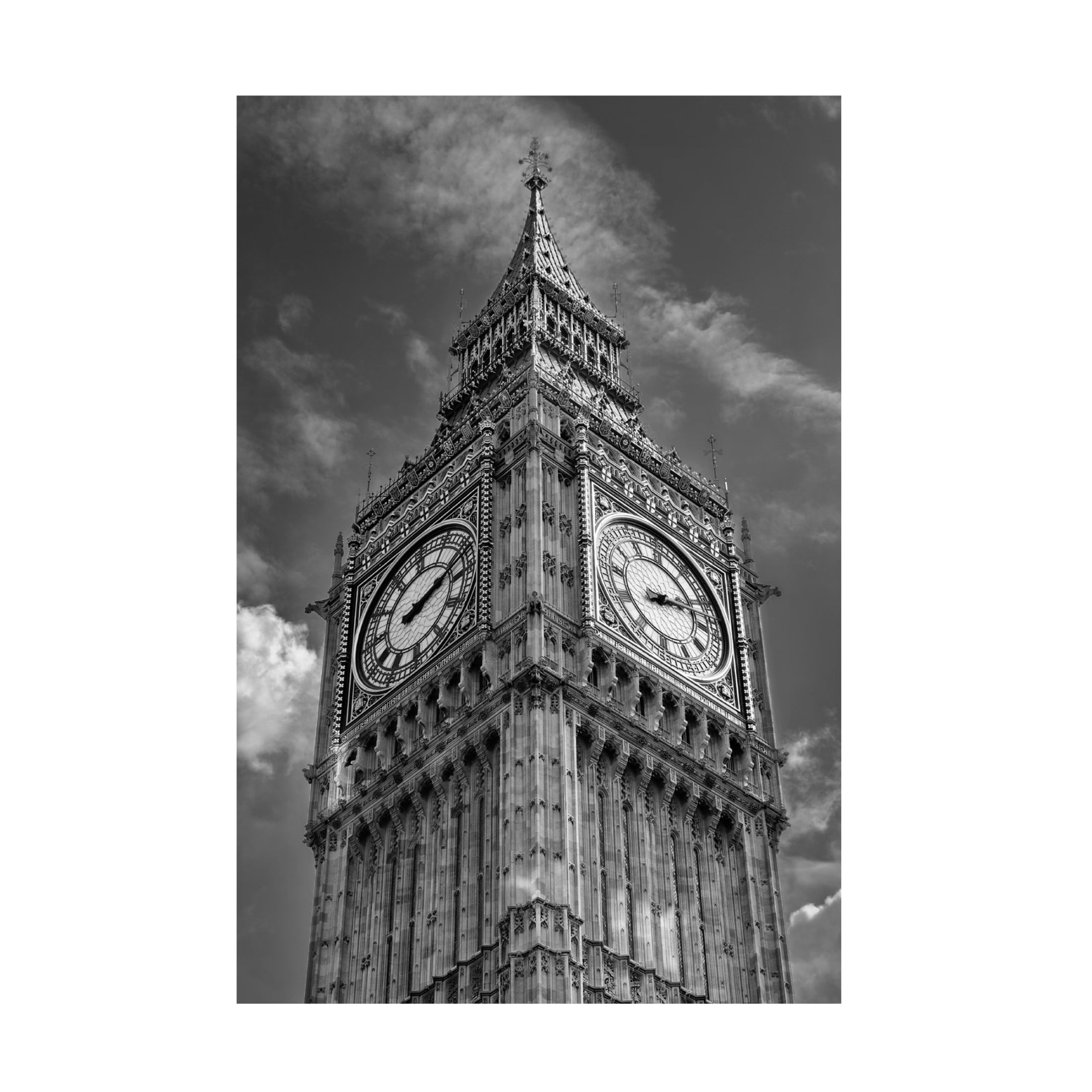 Canvas Wall Art - Richard Douglas 'Big Ben' Wall Art for Living Room, Bedroom, or Office D?cor by Trademark Fine Art - 30 x 47 Inches