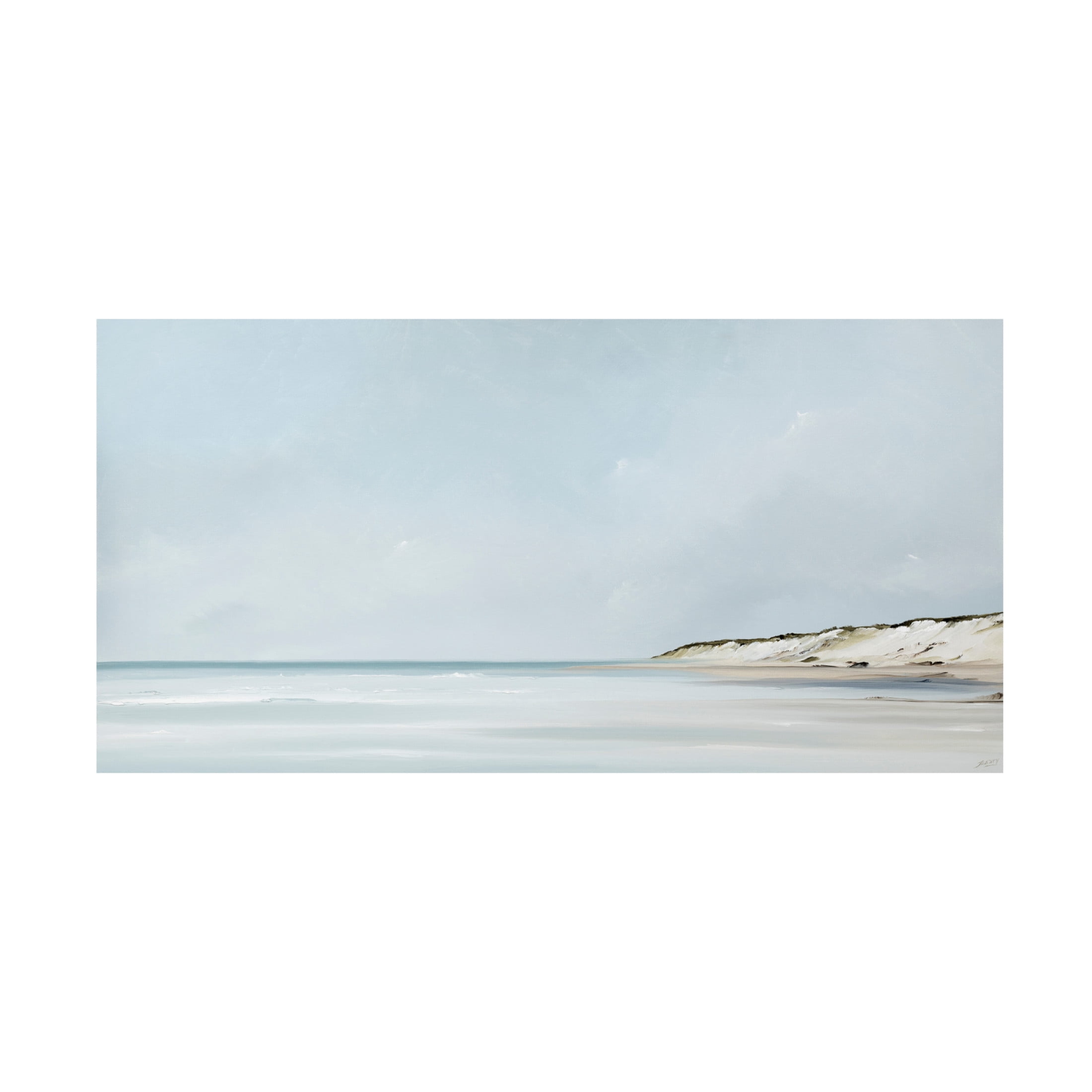 Canvas Wall Art - Rick Fleury 'Longview II' Wall Art for Living Room, Bedroom, or Office Décor by Trademark Fine Art - 47 x 24 Inches