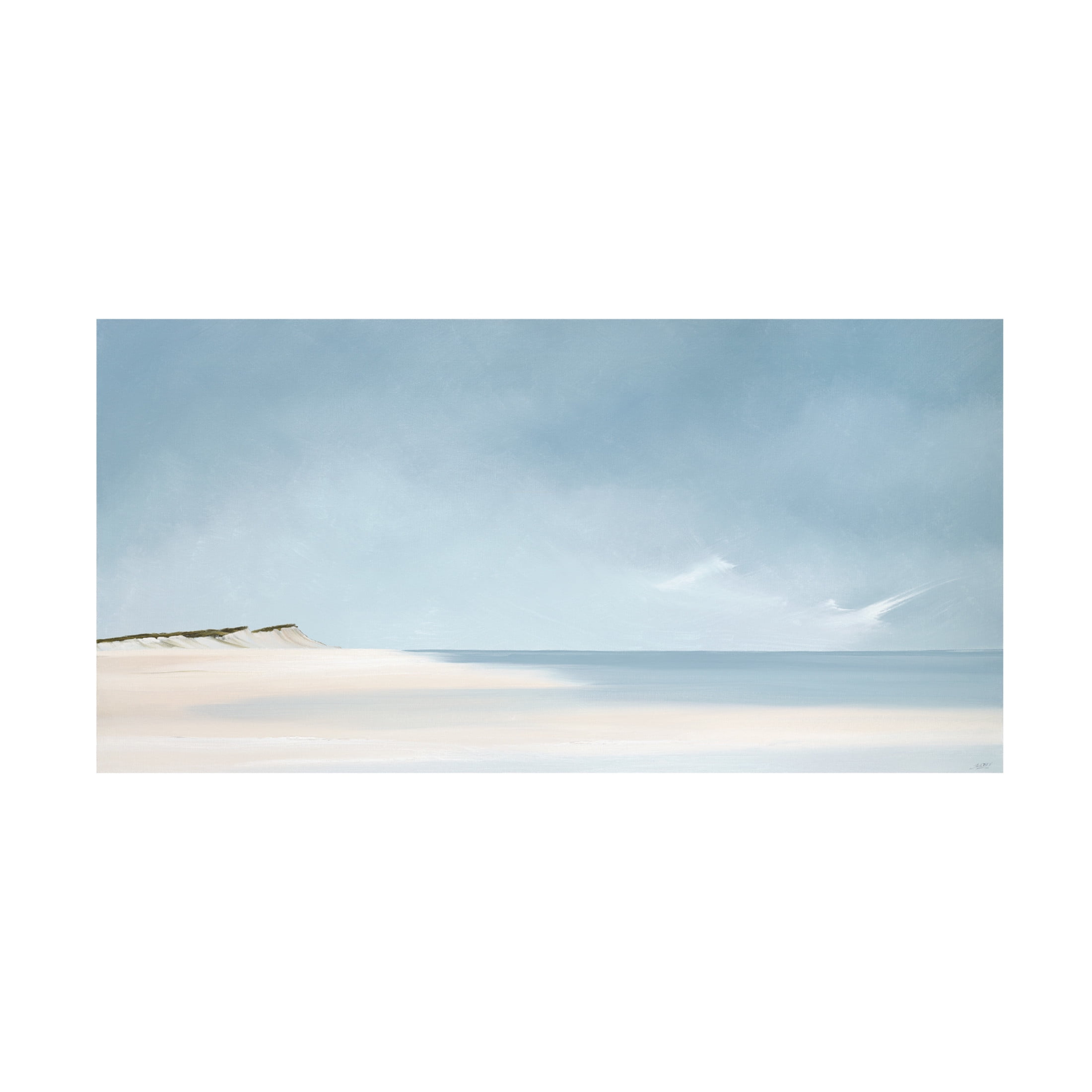 Canvas Wall Art - Rick Fleury 'Summertide' Wall Art for Living Room, Bedroom, or Office Décor by Trademark Fine Art - 32 x 16 Inches