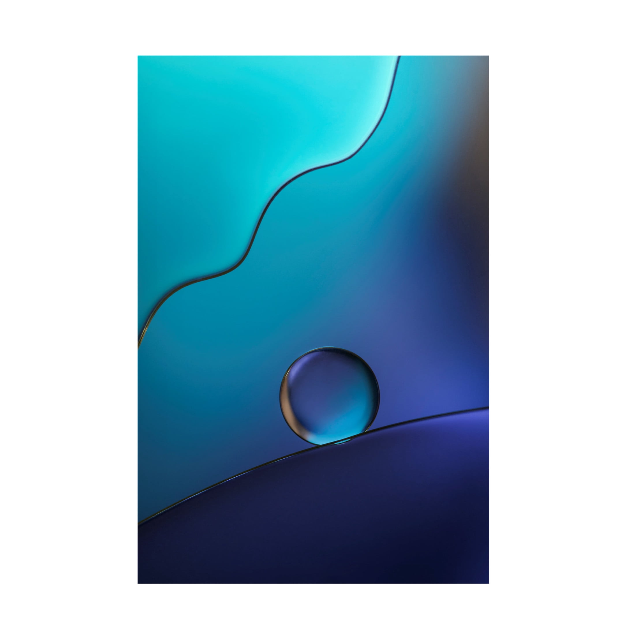 Canvas Wall Art - Rina Barbieri 'Abyss' Wall Art for Living Room, Bedroom, or Office Décor by Trademark Fine Art - 12 x 19 Inches