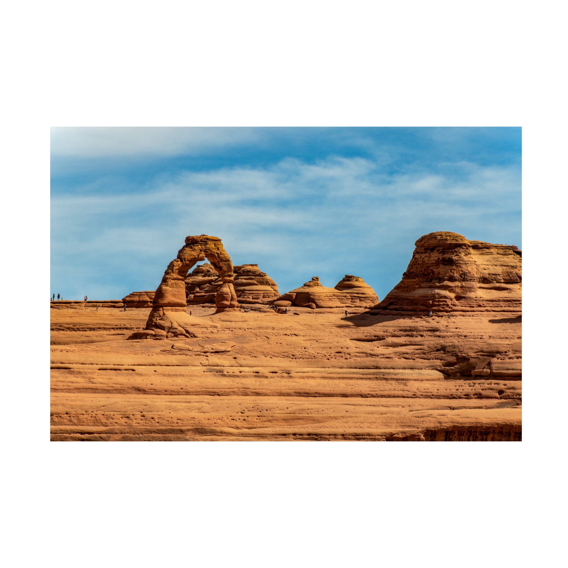 Canvas Wall Art - Robert Michaud 'Delicate Arch' Wall Art for Living Room, Bedroom, or Office Décor by Trademark Fine Art - 47 x 30 Inches