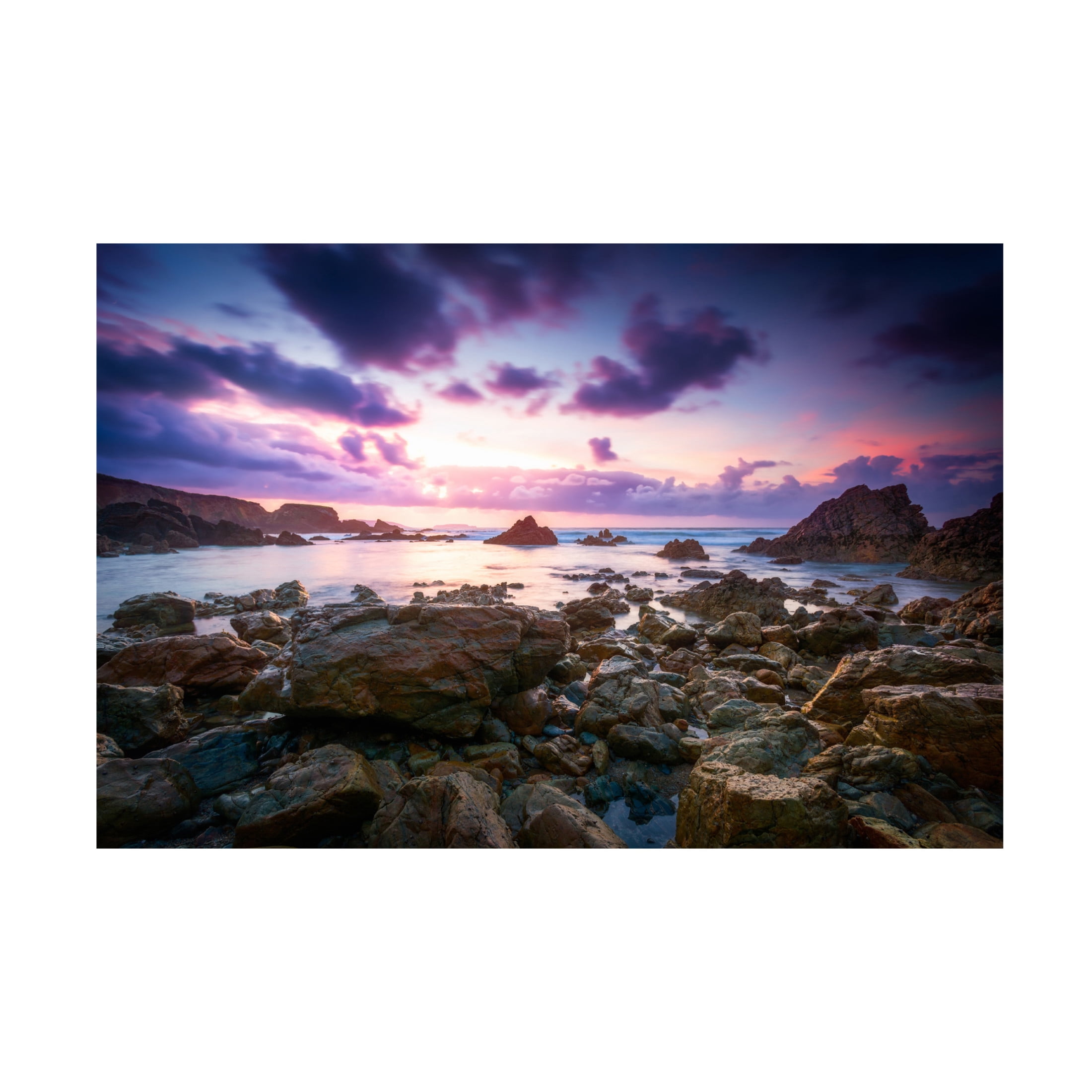 Canvas Wall Art - Roberto Rey 'Ultraviolet' Wall Art for Living Room, Bedroom, or Office D?cor by Trademark Fine Art - 32 x 22 Inches
