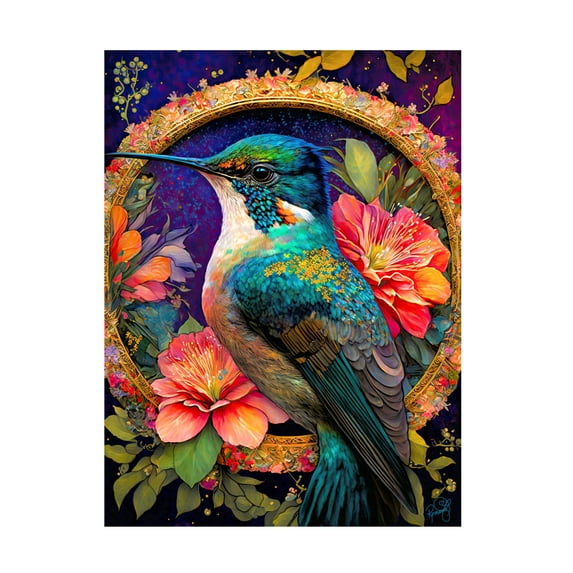 Canvas Wall Art - RomantzArt 'Small and Mighty 1' Wall Art for Living Room, Bedroom, or Office Décor by Trademark Fine Art - 35 x 47 Inches