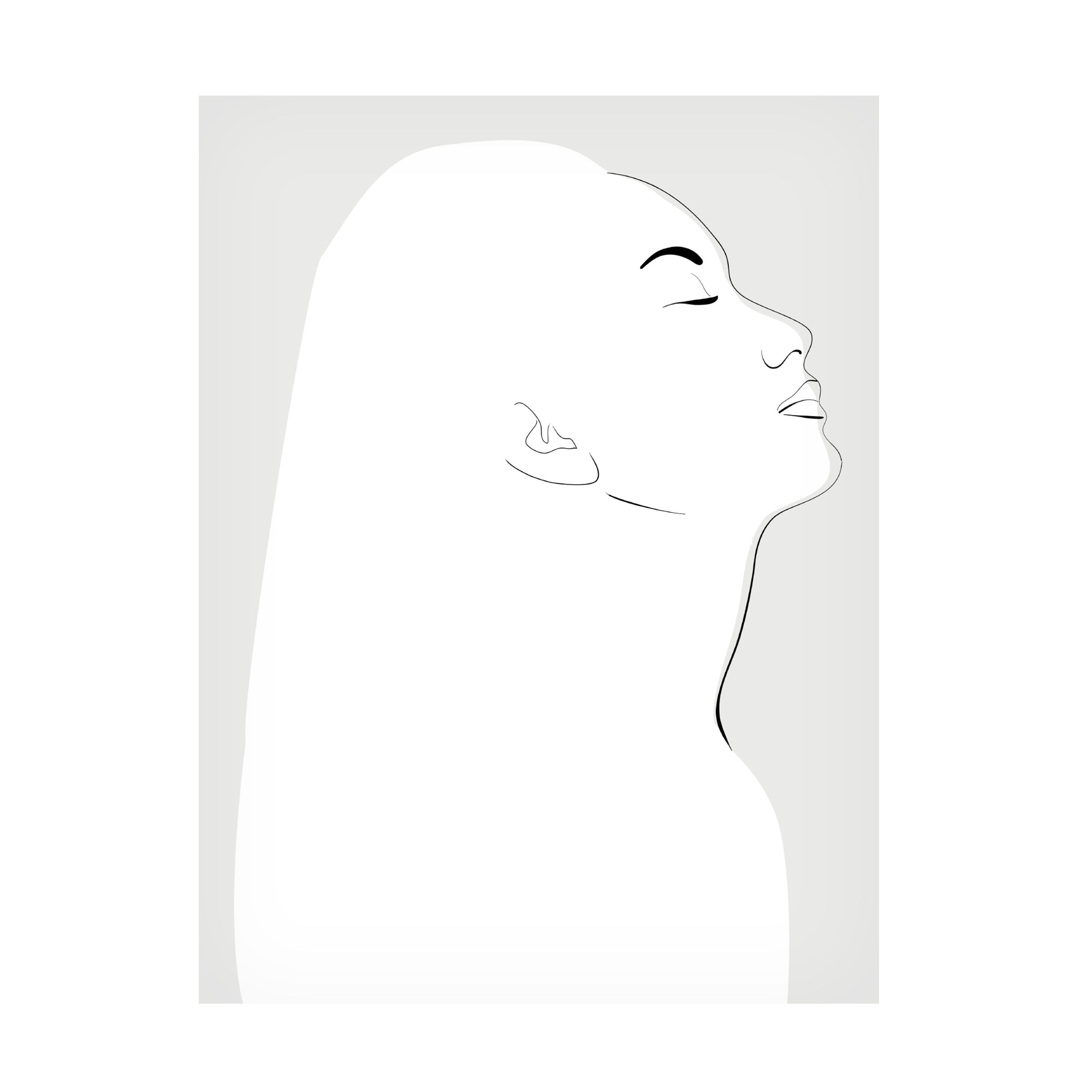 Canvas Wall Art - Rosana Laiz Blursbyai 'Orli portrait' Wall Art for Living Room, Bedroom, or Office DÃ©cor by Trademark Fine Art - 35 x 47 Inches