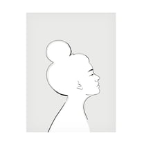 Canvas Wall Art - Rosana Laiz Blursbyai 'Sanyu portrait' Wall Art for Living Room, Bedroom, or Office Décor by Trademark Fine Art - 14 x 19 Inches