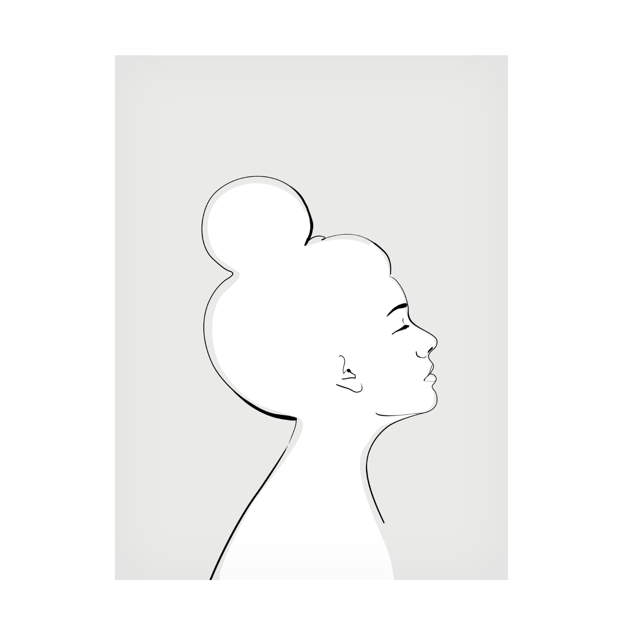 Canvas Wall Art - Rosana Laiz Blursbyai 'Sanyu portrait' Wall Art for Living Room, Bedroom, or Office Décor by Trademark Fine Art - 35 x 47 Inches