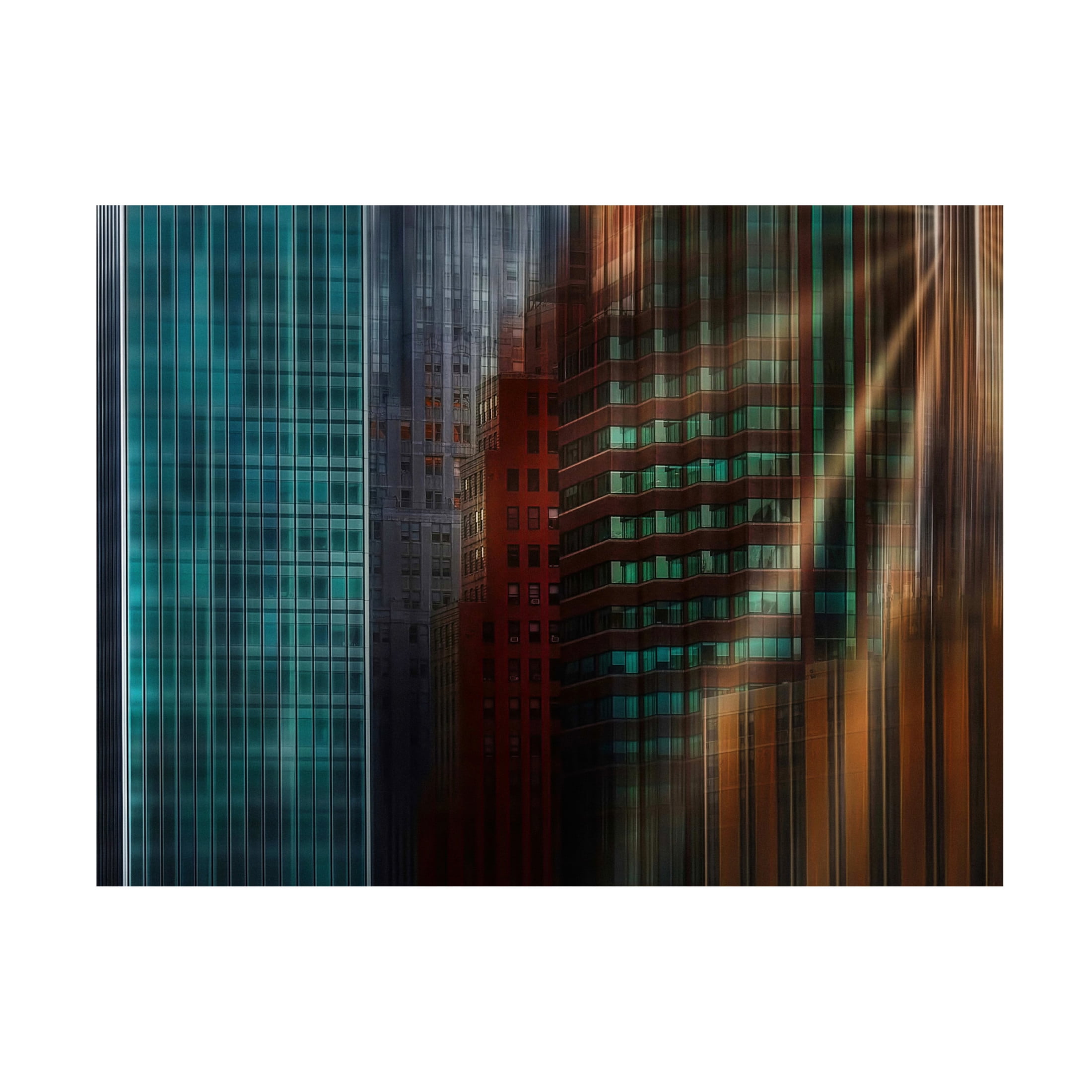 Canvas Wall Art - Roxana Labagnara 'Manhattan Way' Wall Art for Living Room, Bedroom, or Office Décor by Trademark Fine Art - 47 x 35 Inches