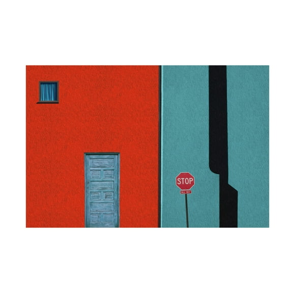 Canvas Wall Art - Roxana Labagnara 'Street Elements' Wall Art for Living Room, Bedroom, or Office Décor by Trademark Fine Art - 19 x 12 Inches