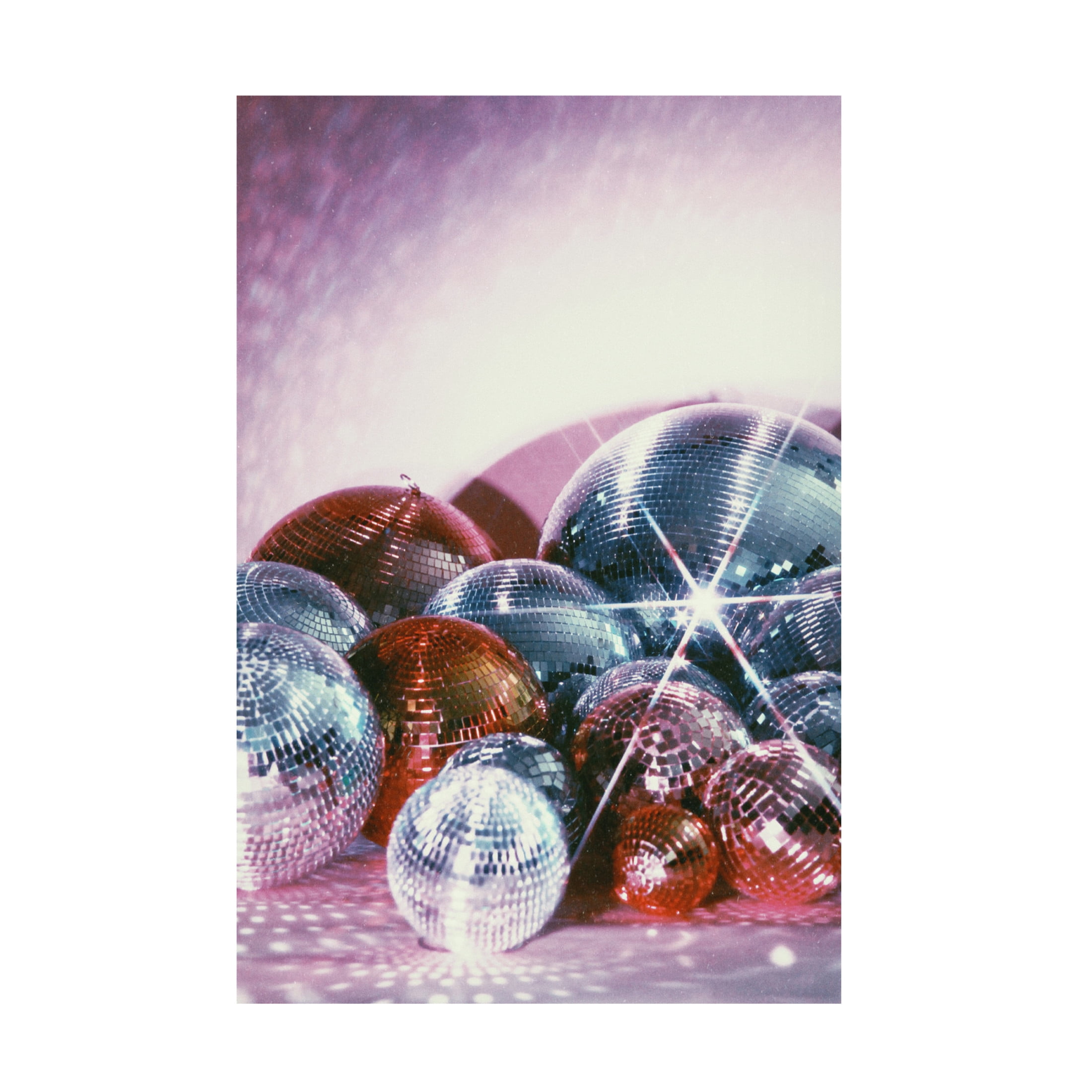 Canvas Wall Art - Samantha Hearn 'Disco Ball Party' Wall Art for Living Room, Bedroom, or Office D?cor by Trademark Fine Art - 22 x 32 Inches