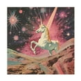 thumbnail image 1 of Canvas Wall Art - Samantha Hearn 'Magic Unicorn Collage Art' Wall Art for Living Room, Bedroom, or Office D?cor by Trademark Fine Art - 14 x 14 Inches, 1 of 4