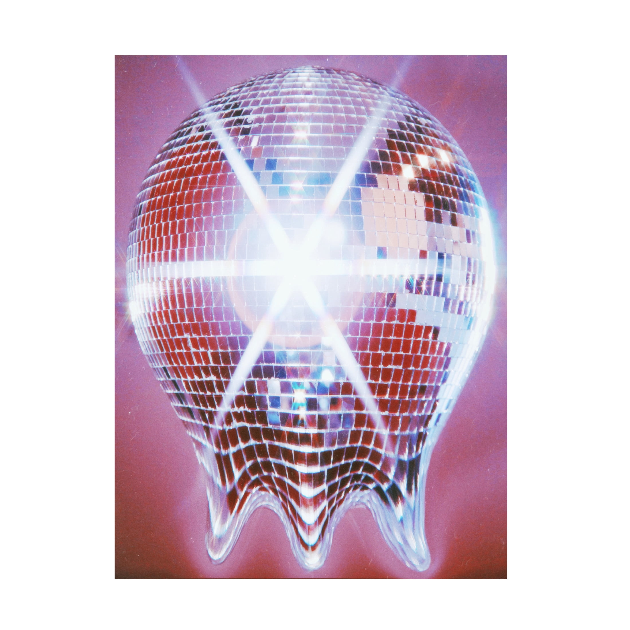 Canvas Wall Art - Samantha Hearn 'Melting Disco Ball' Wall Art for Living Room, Bedroom, or Office D?cor by Trademark Fine Art - 14 x 19 Inches
