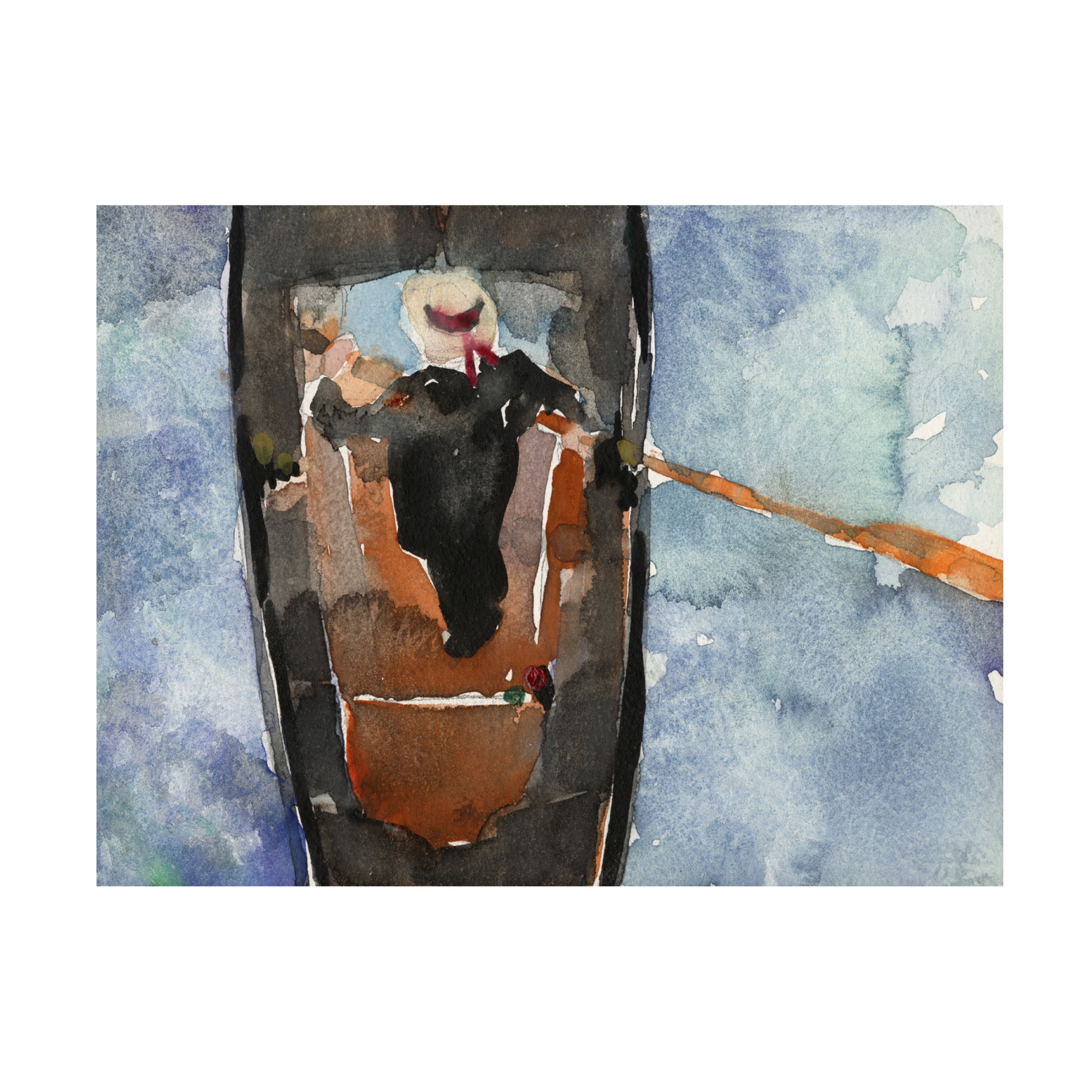 Canvas Wall Art - Samuel Dixon 'Above the Gondola II' Wall Art for Living Room, Bedroom, or Office Décor by Trademark Fine Art - 47 x 35 Inches