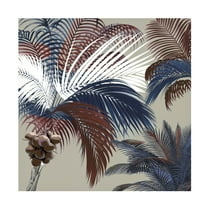 Canvas Wall Art - Sasha 'American Palm' Wall Art for Living Room, Bedroom, or Office Décor by Trademark Fine Art - 14 x 14 Inches