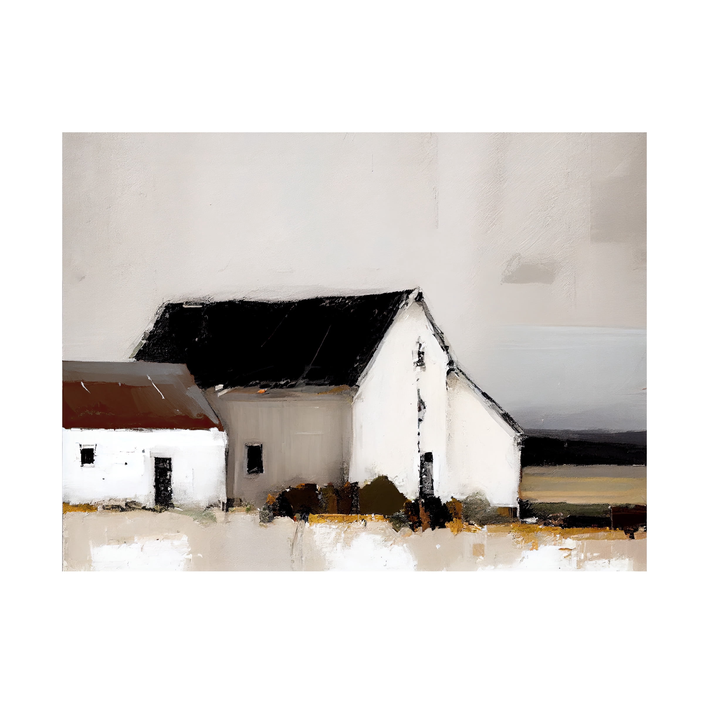 Canvas Wall Art - Sasha 'Beyond the Moors' Wall Art for Living Room, Bedroom, or Office DÃ©cor by Trademark Fine Art - 32 x 24 Inches