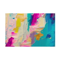 Canvas Wall Art - Sasha 'Cause and Effect I' Wall Art for Living Room, Bedroom, or Office Décor by Trademark Fine Art - 19 x 12 Inches