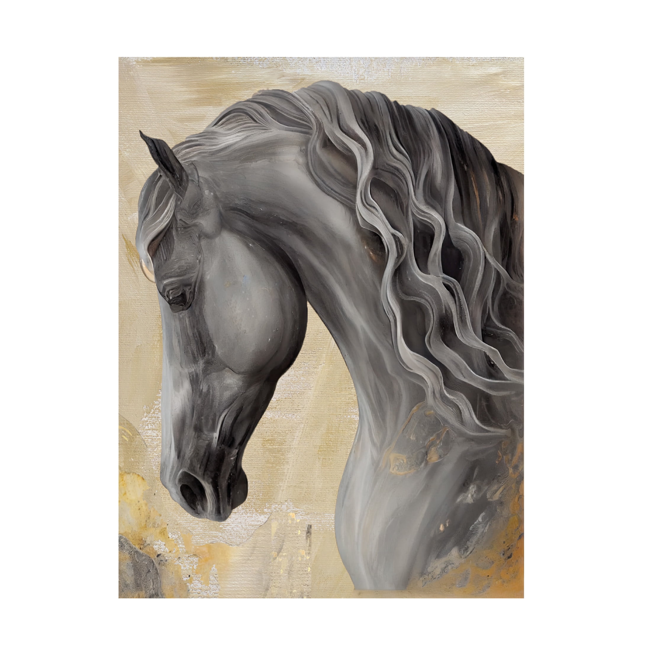 Canvas Wall Art - Sasha 'Checkmate I' Wall Art for Living Room, Bedroom, or Office Décor by Trademark Fine Art - 24 x 32 Inches