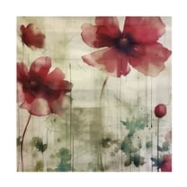 Canvas Wall Art - Sasha 'Cherry Pie IV' Wall Art for Living Room, Bedroom, or Office Décor by Trademark Fine Art - 14 x 14 Inches