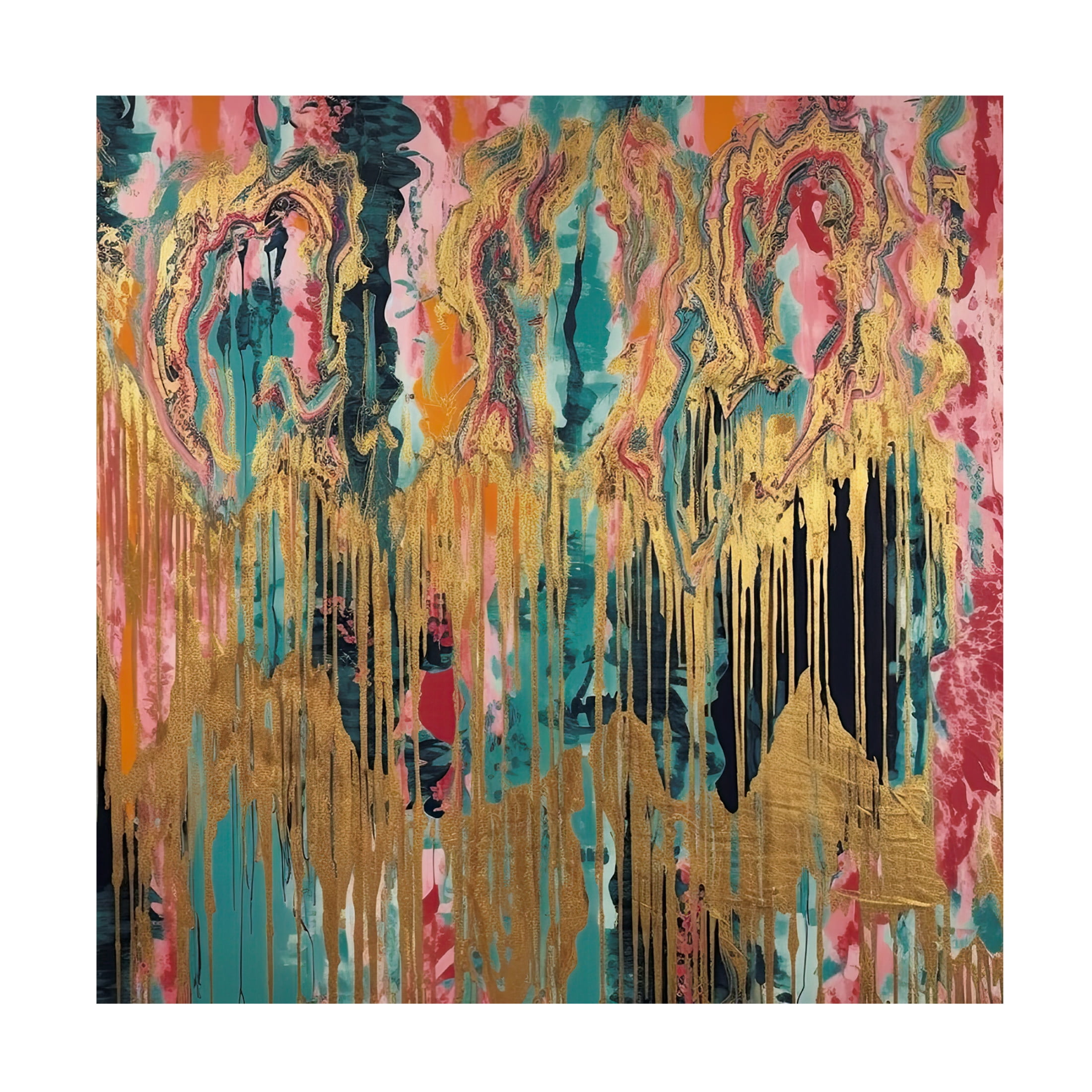 Canvas Wall Art - Sasha 'Enticements II' Wall Art for Living Room, Bedroom, or Office Décor by Trademark Fine Art - 18 x 18 Inches