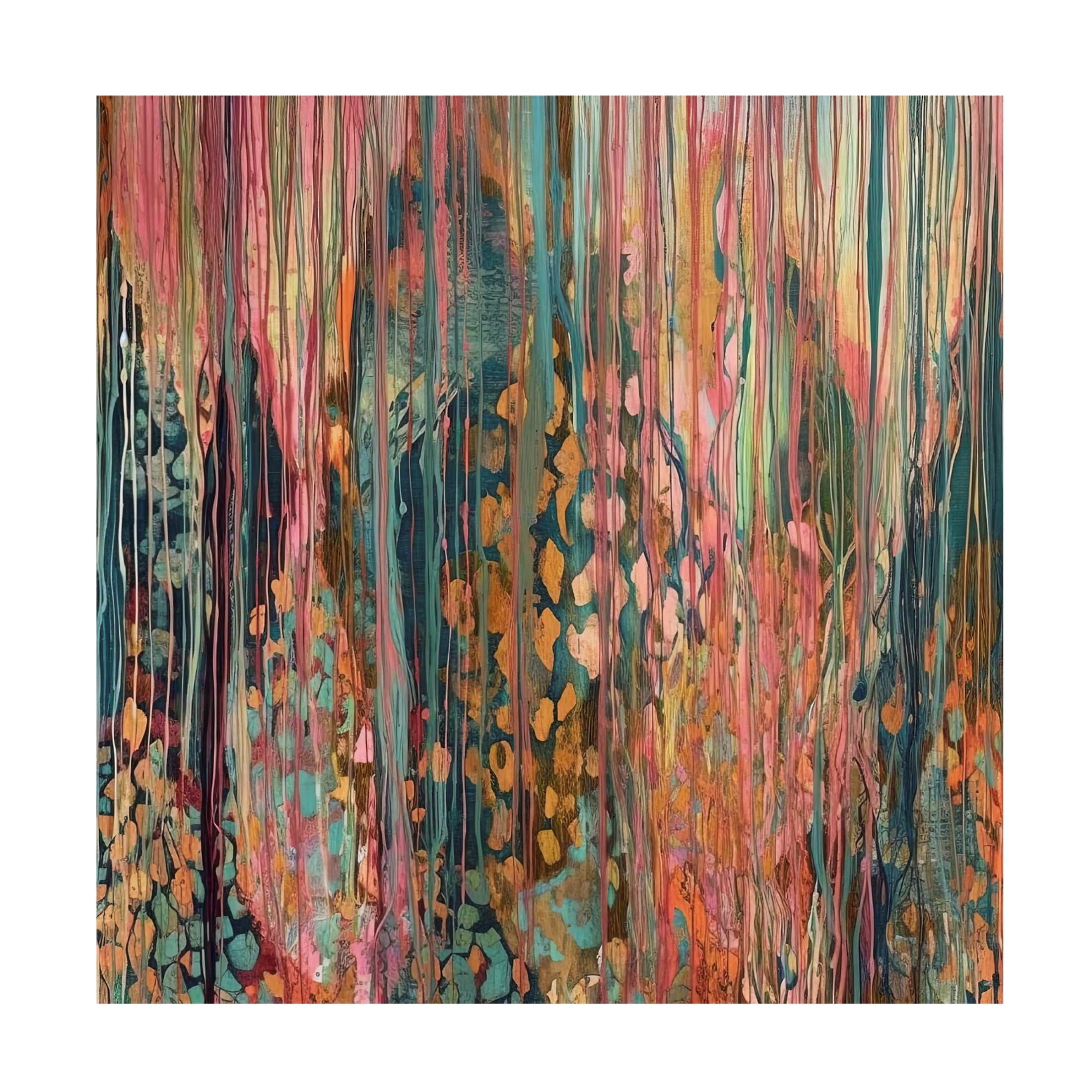 Canvas Wall Art - Sasha 'Enticements IV' Wall Art for Living Room, Bedroom, or Office Décor by Trademark Fine Art - 18 x 18 Inches
