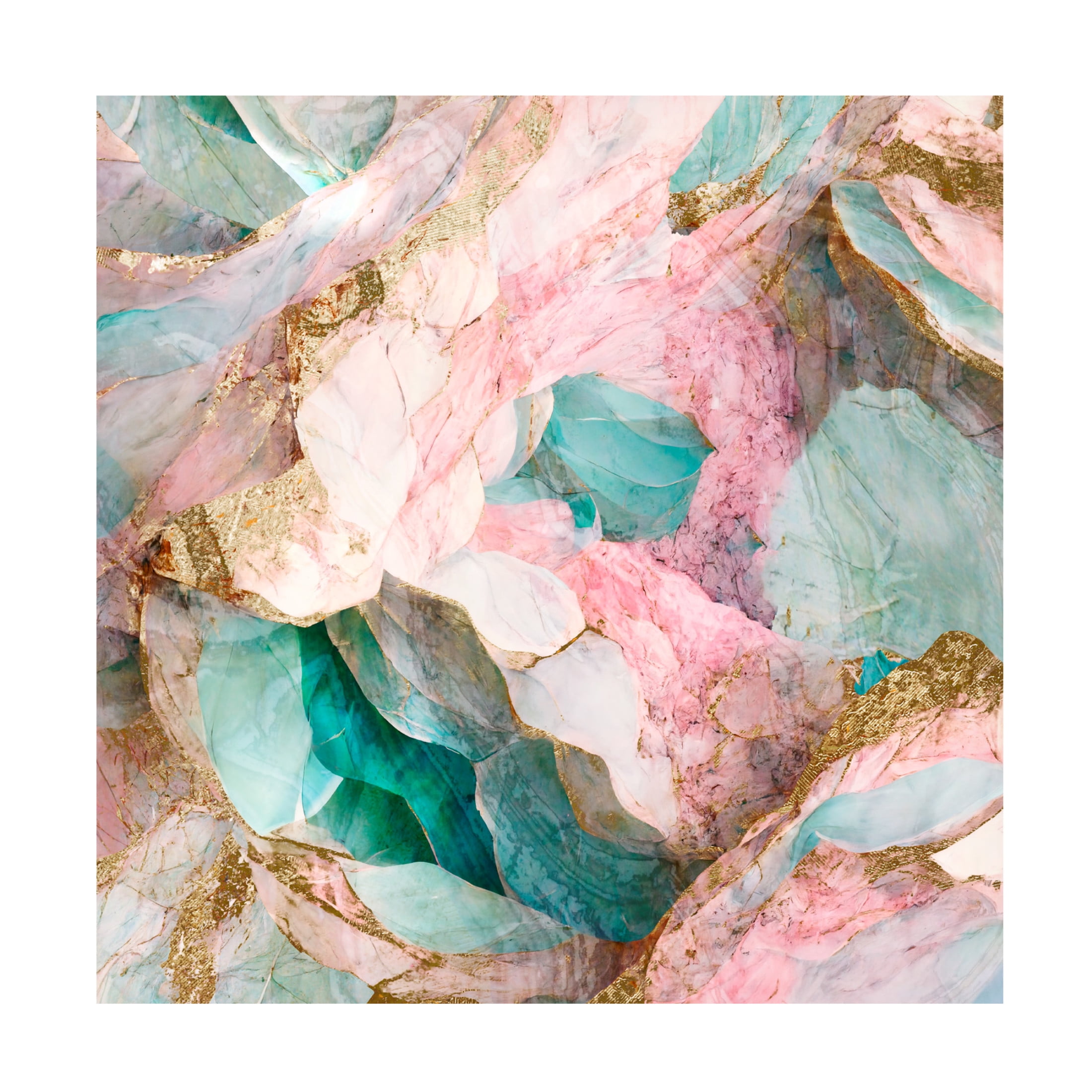 Canvas Wall Art - Sasha 'Fairy Geode' Wall Art for Living Room, Bedroom, or Office Décor by Trademark Fine Art - 24 x 24 Inches