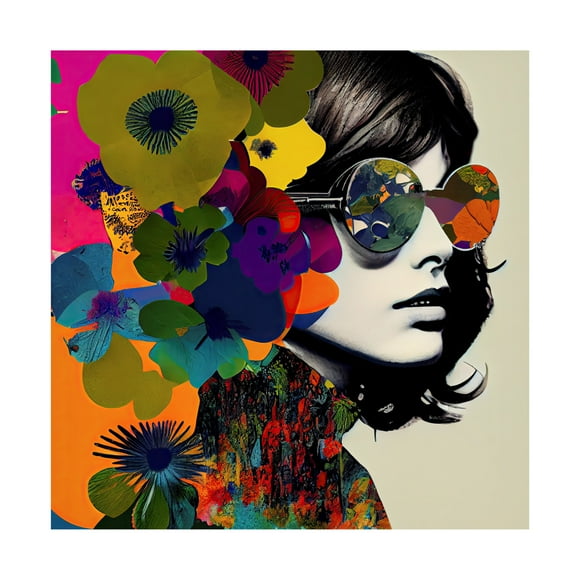 Canvas Wall Art - Sasha 'First Escape' Wall Art for Living Room, Bedroom, or Office Décor by Trademark Fine Art - 14 x 14 Inches