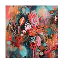 Canvas Wall Art - Sasha 'Impulsive I' Wall Art for Living Room, Bedroom, or Office Décor by Trademark Fine Art - 14 x 14 Inches