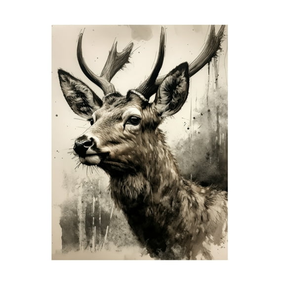 Canvas Wall Art - Sasha 'Mating Season' Wall Art for Living Room, Bedroom, or Office Décor by Trademark Fine Art - 24 x 32 Inches