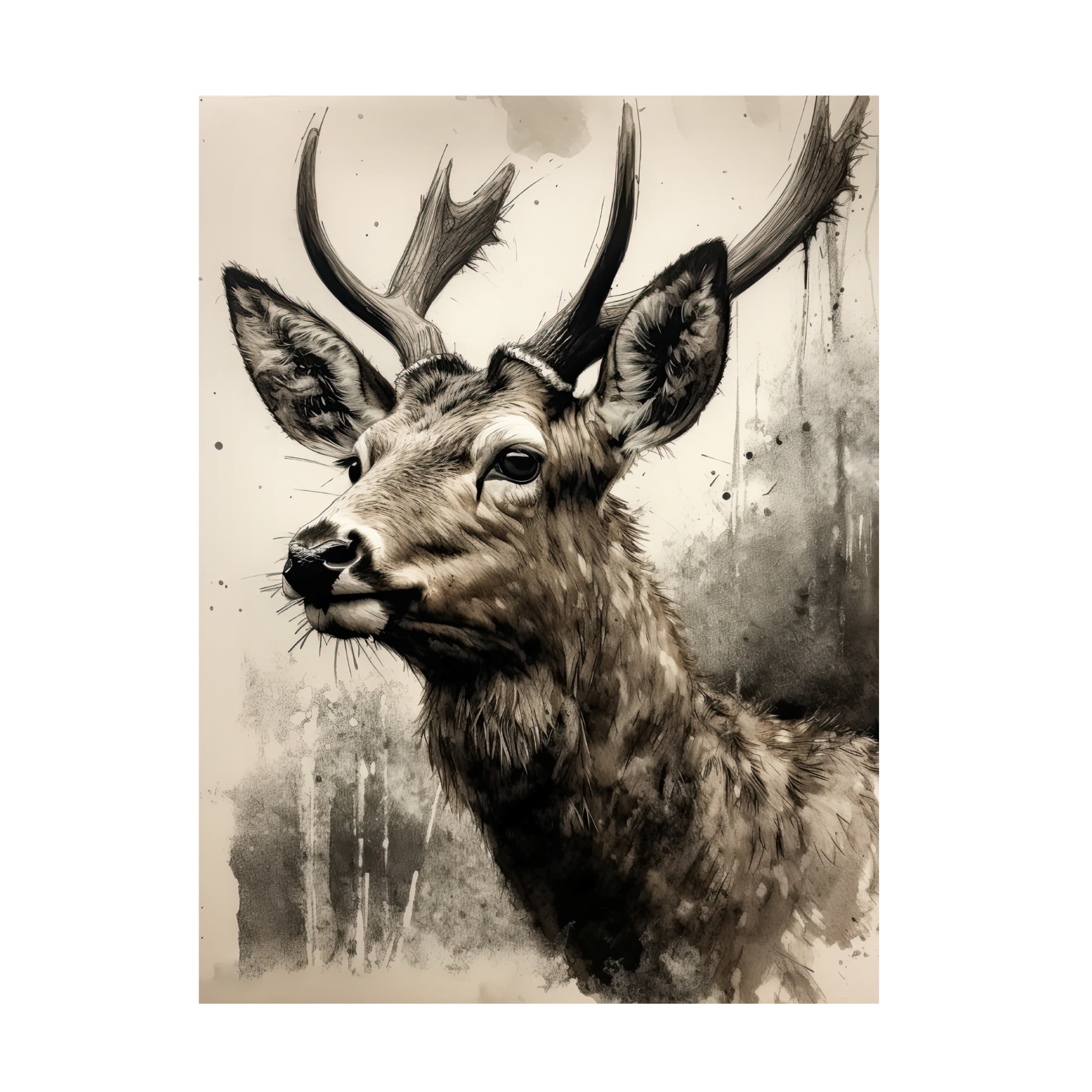 Canvas Wall Art - Sasha 'Mating Season' Wall Art for Living Room, Bedroom, or Office Décor by Trademark Fine Art - 35 x 47 Inches
