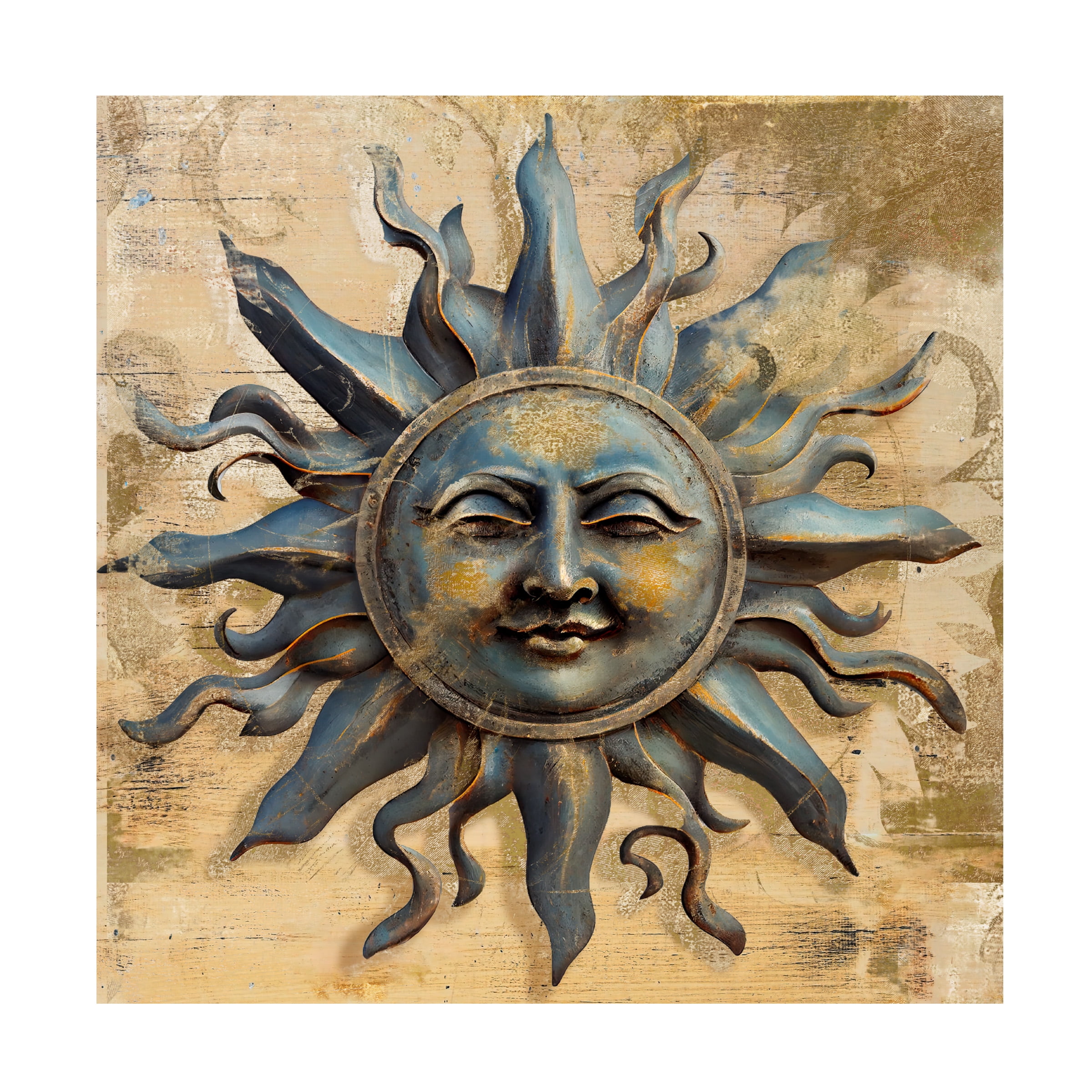 Canvas Wall Art - Sasha 'My Face to the Sun II' Wall Art for Living Room, Bedroom, or Office DÃ©cor by Trademark Fine Art - 18 x 18 Inches