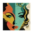 thumbnail image 1 of Canvas Wall Art - Sasha 'Pop Tech Glam VI' Wall Art for Living Room, Bedroom, or Office DÃ©cor by Trademark Fine Art - 35 x 35 Inches, 1 of 4