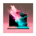 thumbnail image 1 of Canvas Wall Art - Sasha 'Power Up' Wall Art for Living Room, Bedroom, or Office Décor by Trademark Fine Art - 14 x 14 Inches, 1 of 4