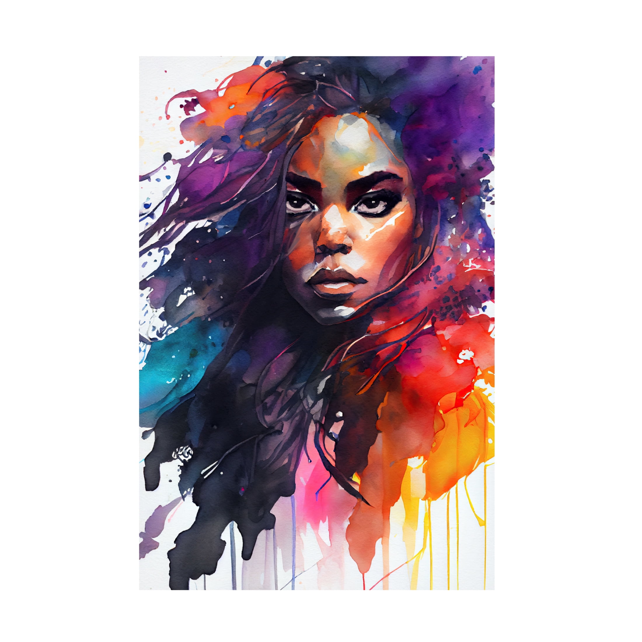 Canvas Wall Art - Sasha 'Rise I' Wall Art for Living Room, Bedroom, or Office Décor by Trademark Fine Art - 22 x 32 Inches