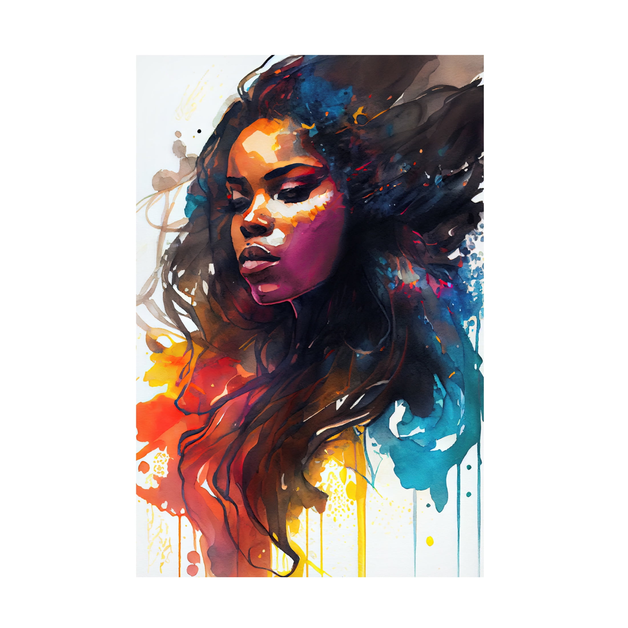 Canvas Wall Art - Sasha 'Rise V' Wall Art for Living Room, Bedroom, or Office Décor by Trademark Fine Art - 30 x 47 Inches