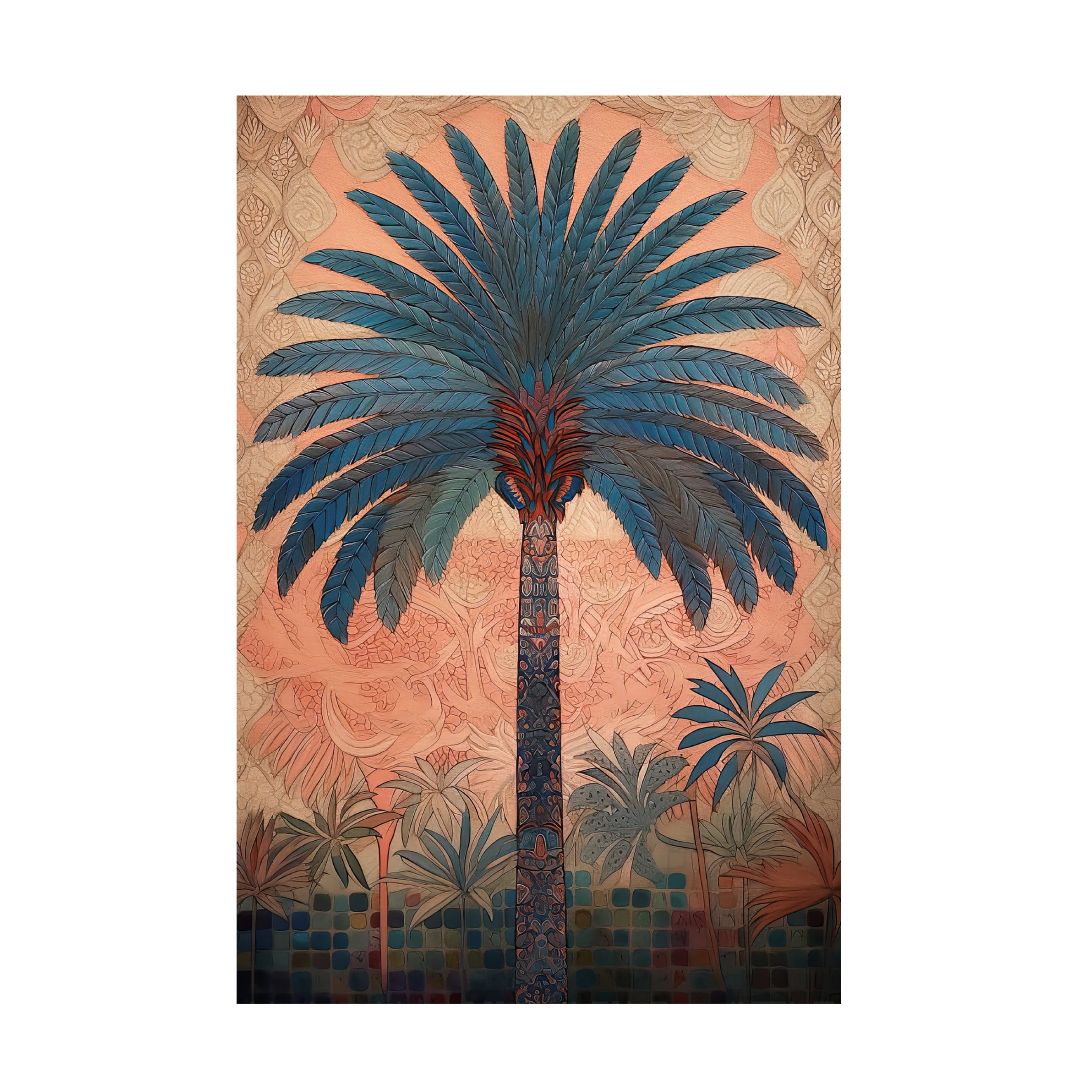 Canvas Wall Art - Sasha 'South Beach I' Wall Art for Living Room, Bedroom, or Office Décor by Trademark Fine Art - 22 x 32 Inches
