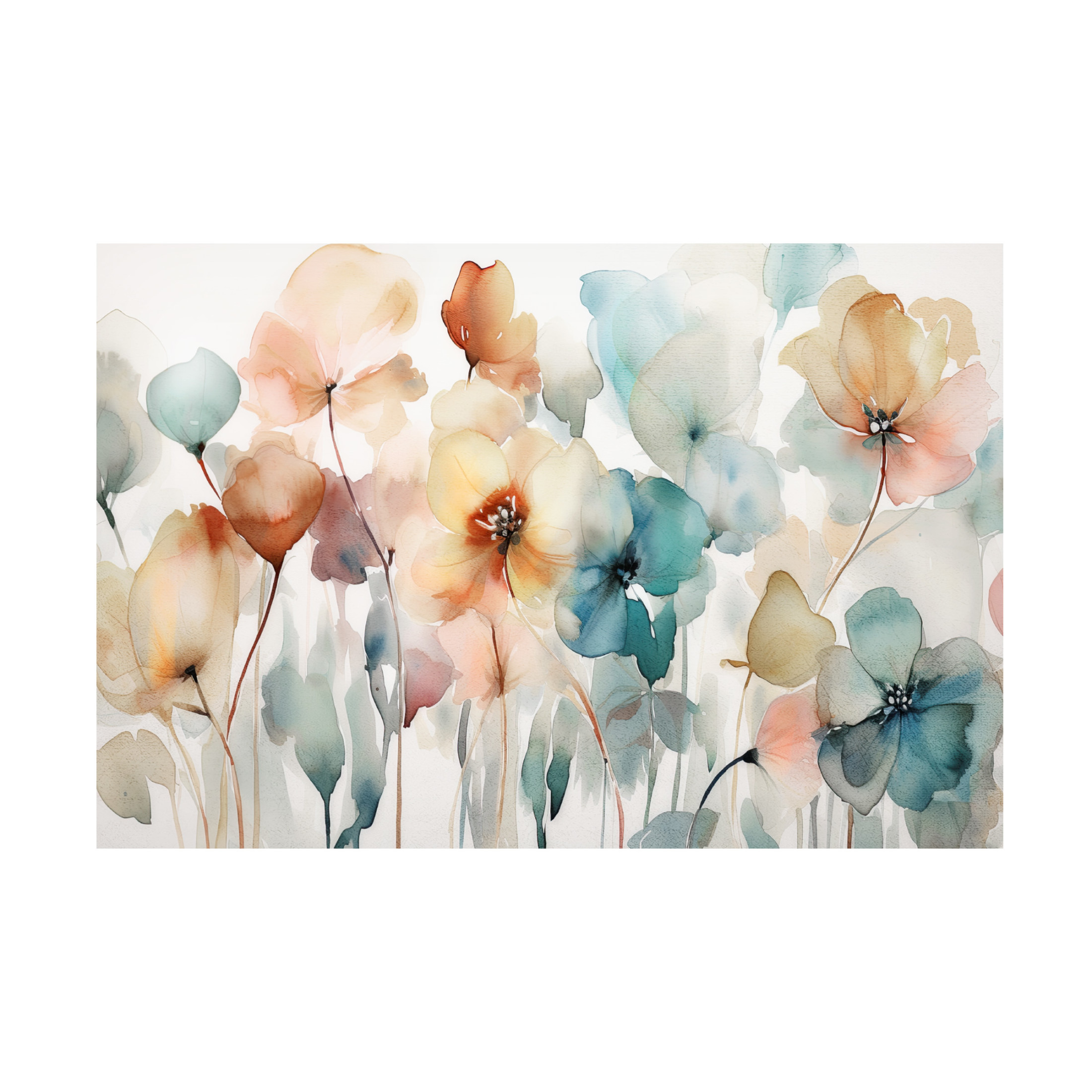 Canvas Wall Art - Sasha 'Tactile I' Wall Art for Living Room, Bedroom, or Office Décor by Trademark Fine Art - 47 x 30 Inches