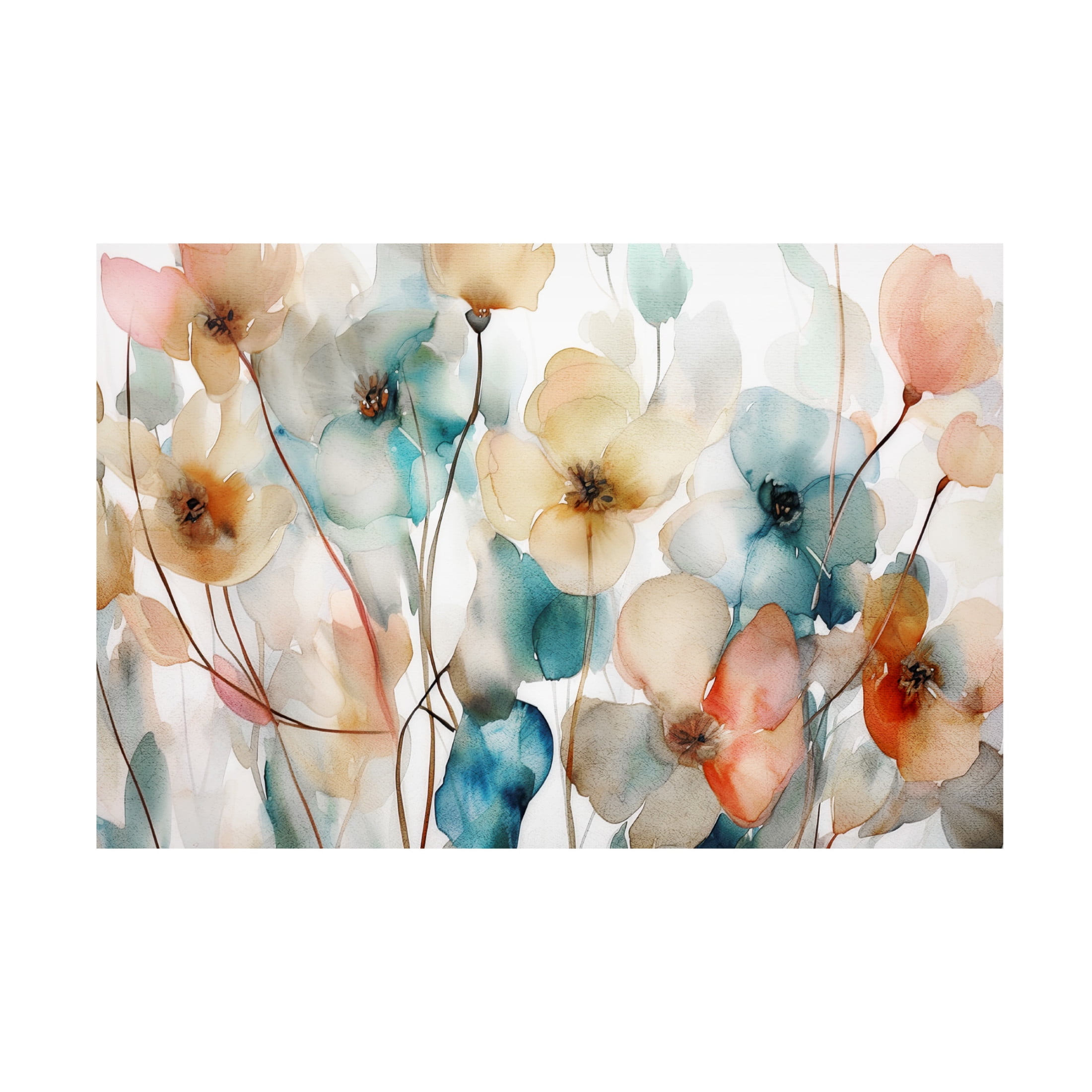 Canvas Wall Art - Sasha 'Tactile II' Wall Art for Living Room, Bedroom, or Office Décor by Trademark Fine Art - 47 x 30 Inches