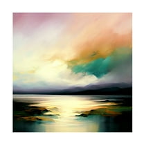 Canvas Wall Art - Sasha 'Take Me Flying' Wall Art for Living Room, Bedroom, or Office Décor by Trademark Fine Art - 14 x 14 Inches