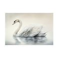 thumbnail image 1 of Canvas Wall Art - Sasha 'The Swan' Wall Art for Living Room, Bedroom, or Office DÃ©cor by Trademark Fine Art - 47 x 30 Inches, 1 of 4