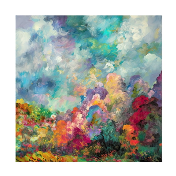 Canvas Wall Art - Sasha 'Threshold' Wall Art for Living Room, Bedroom, or Office Décor by Trademark Fine Art - 14 x 14 Inches