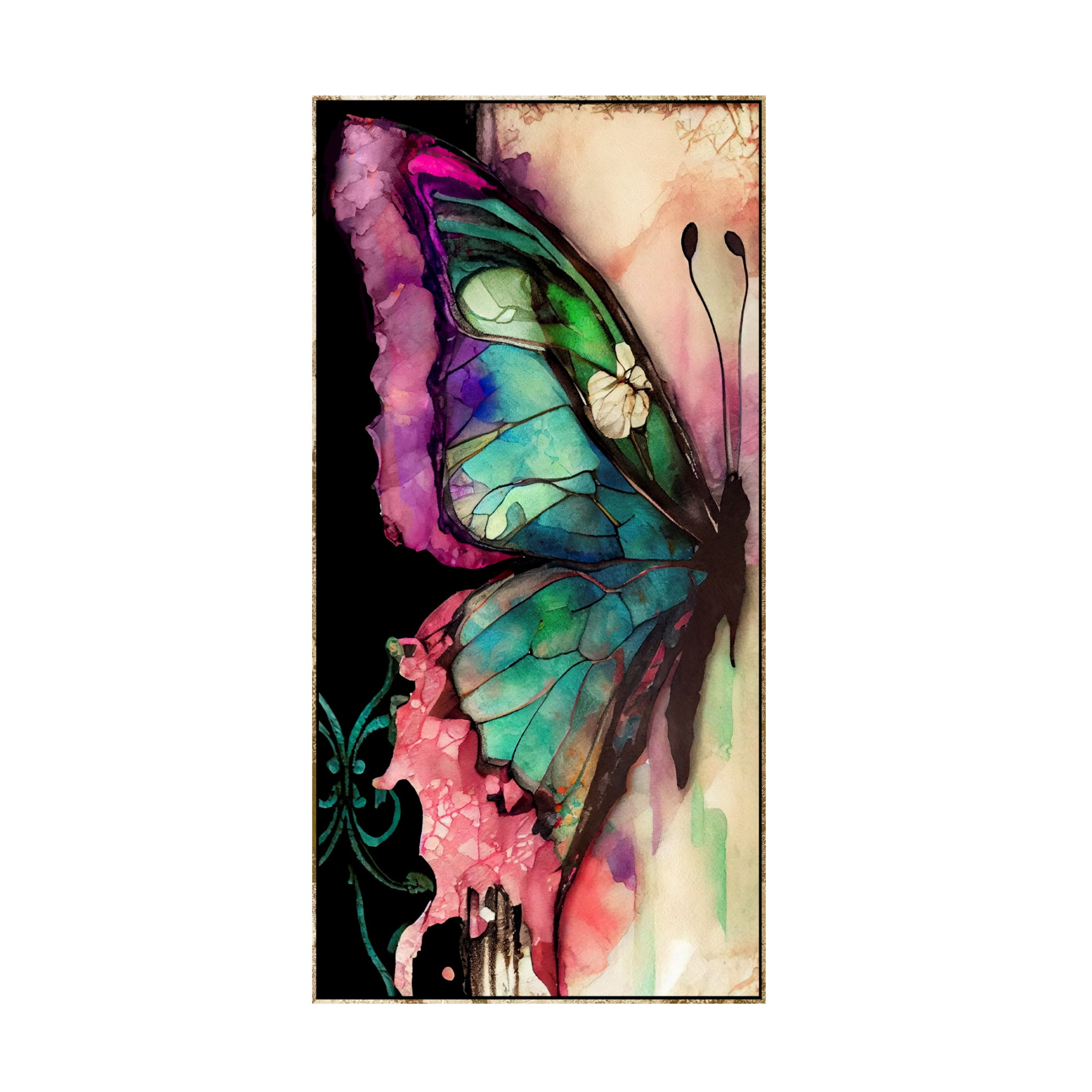 Canvas Wall Art - Sasha 'Transition II' Wall Art for Living Room, Bedroom, or Office Décor by Trademark Fine Art - 24 x 47 Inches