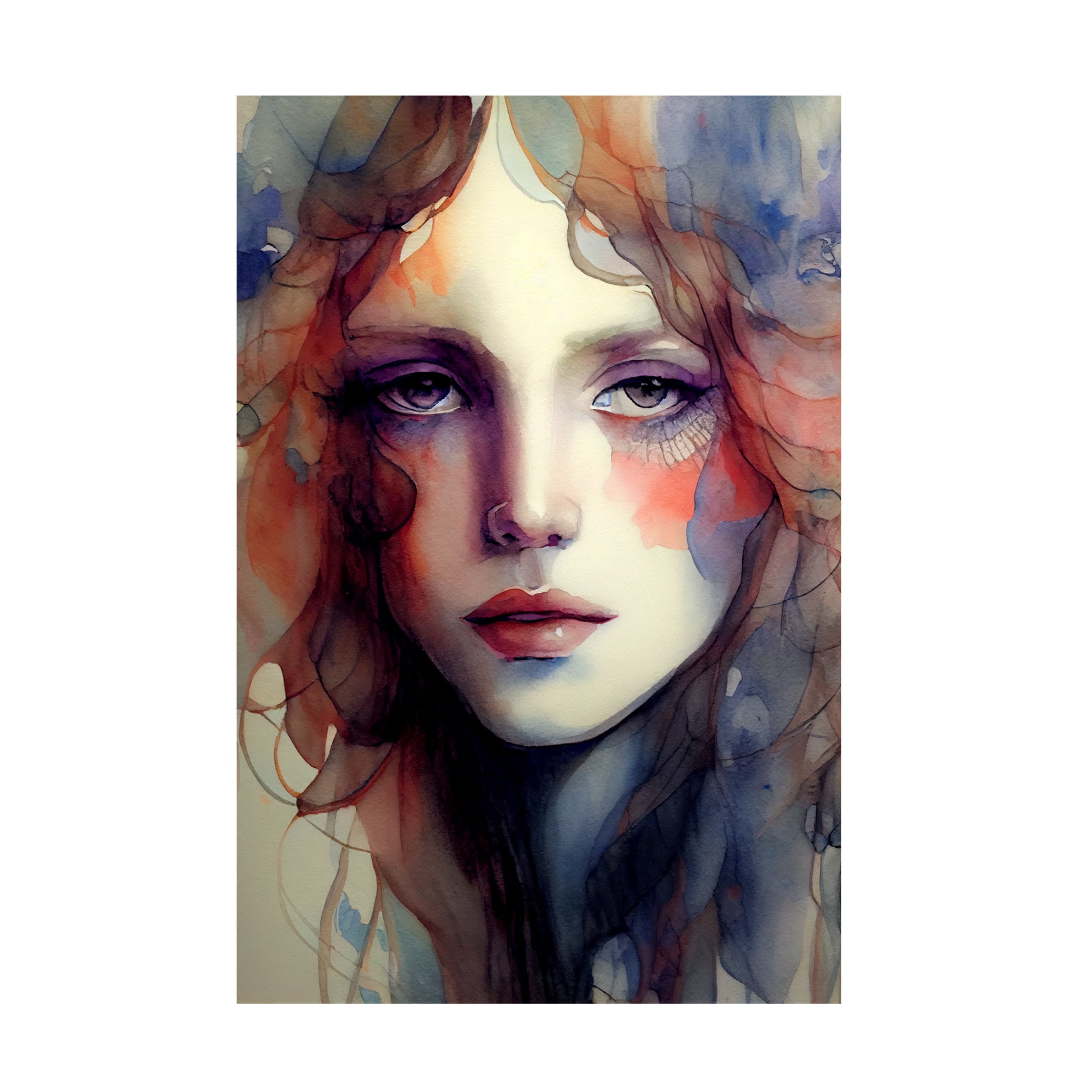 Canvas Wall Art - Sasha 'Woman I' Wall Art for Living Room, Bedroom, or Office Décor by Trademark Fine Art - 30 x 47 Inches