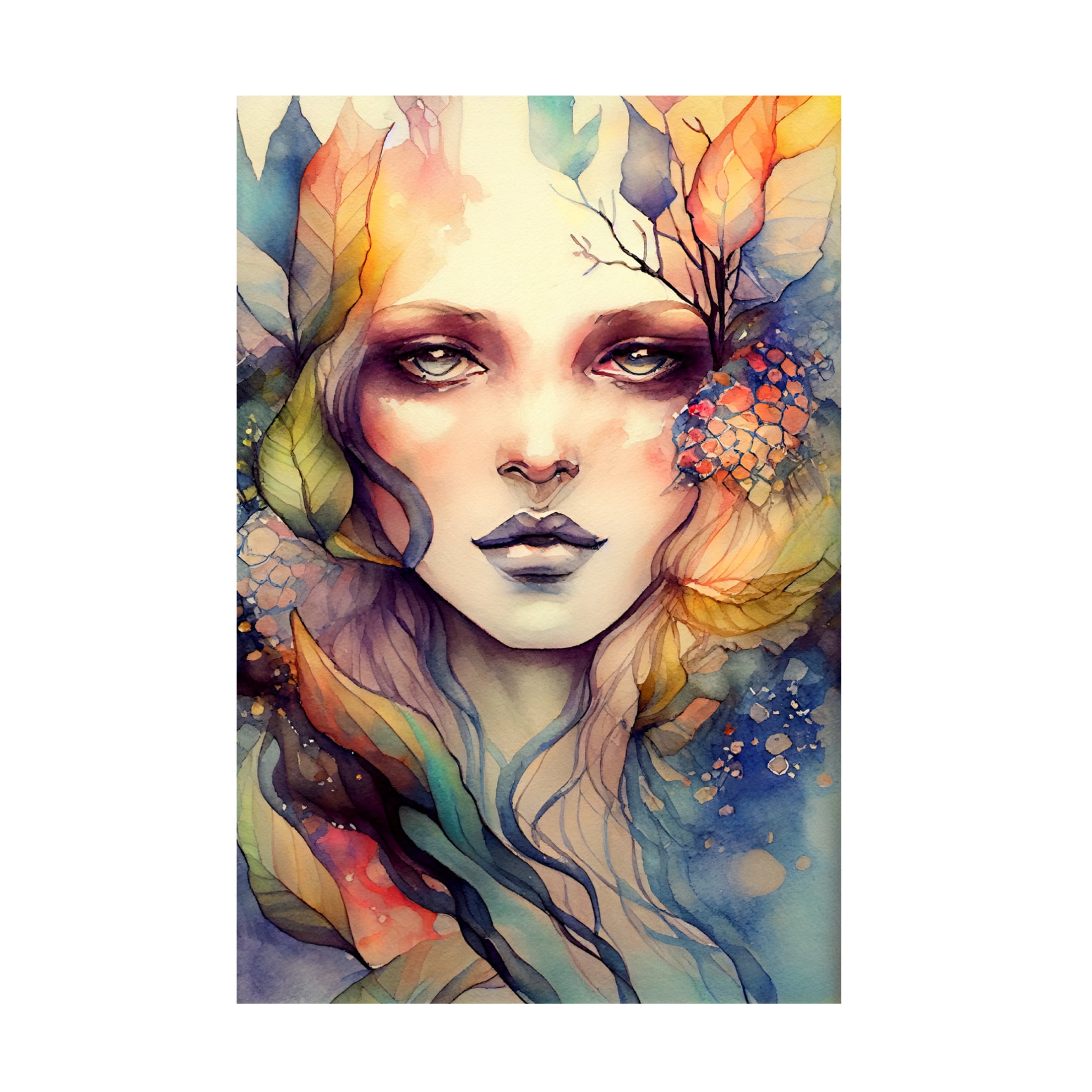 Canvas Wall Art - Sasha 'Woman VI' Wall Art for Living Room, Bedroom, or Office Décor by Trademark Fine Art - 30 x 47 Inches