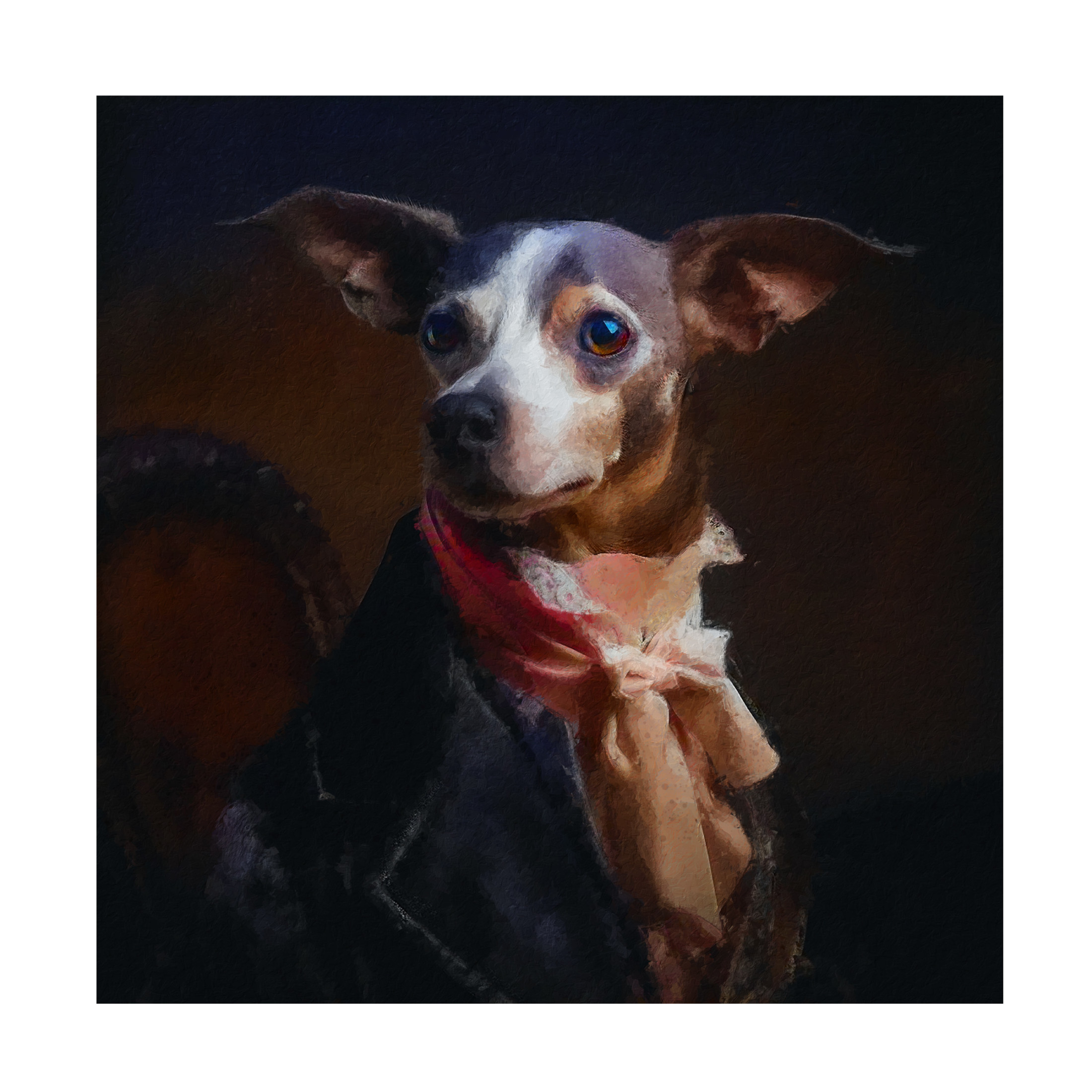 Canvas Wall Art - Sean Parnell 'Lord' Wall Art for Living Room, Bedroom, or Office Décor by Trademark Fine Art - 35 x 35 Inches