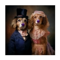 Canvas Wall Art - Sean Parnell 'Wedding 2' Wall Art for Living Room, Bedroom, or Office Décor by Trademark Fine Art - 14 x 14 Inches