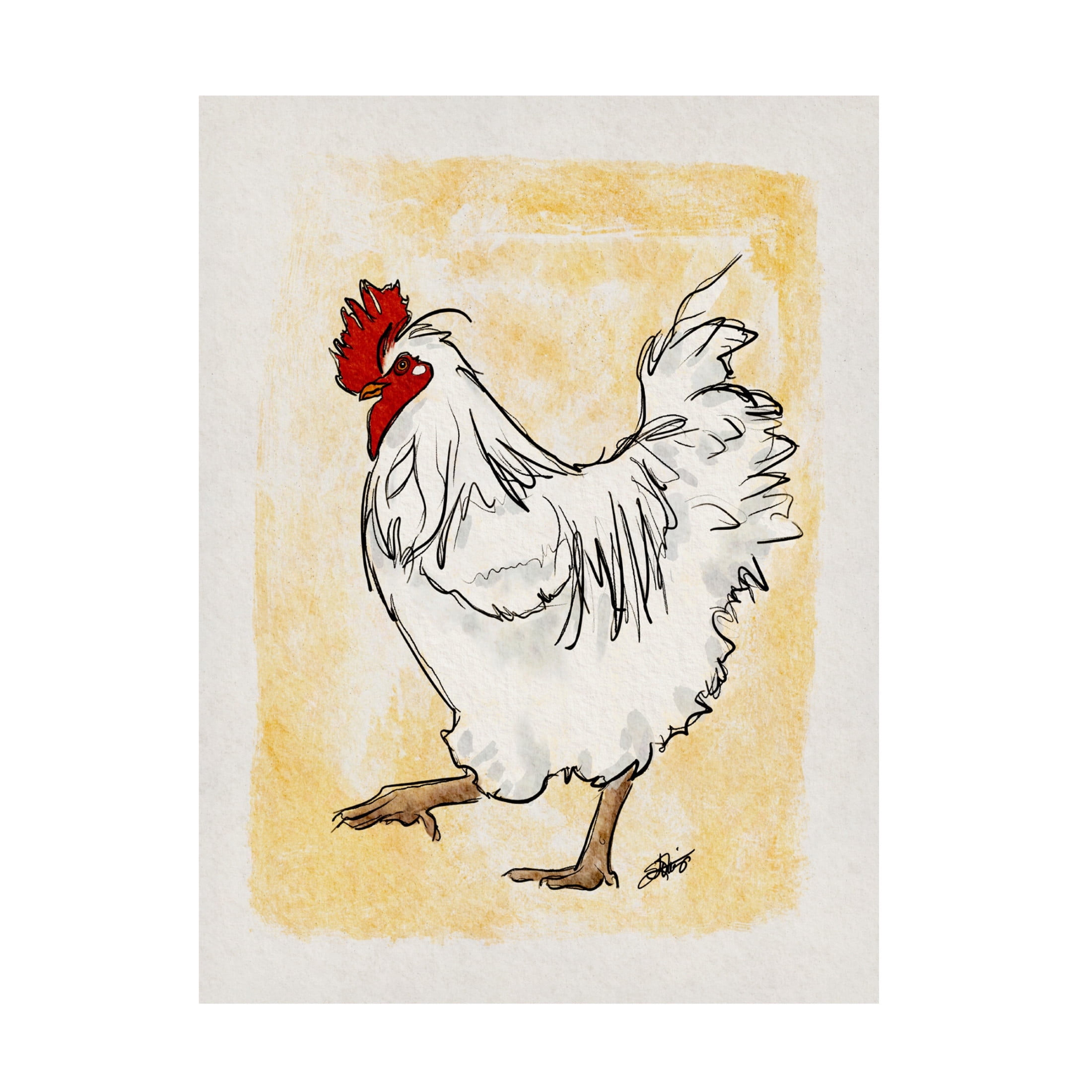 Canvas Wall Art - Shanda Louis 'Steppin Out' Wall Art for Living Room, Bedroom, or Office Décor by Trademark Fine Art - 18 x 24 Inches